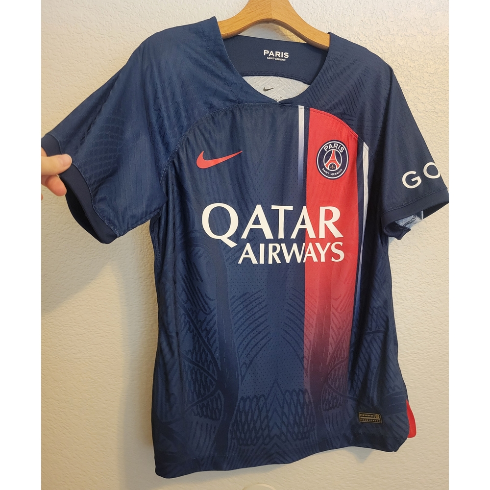 Nike Kids Paris Saint-Germain Blue and Red Jersey